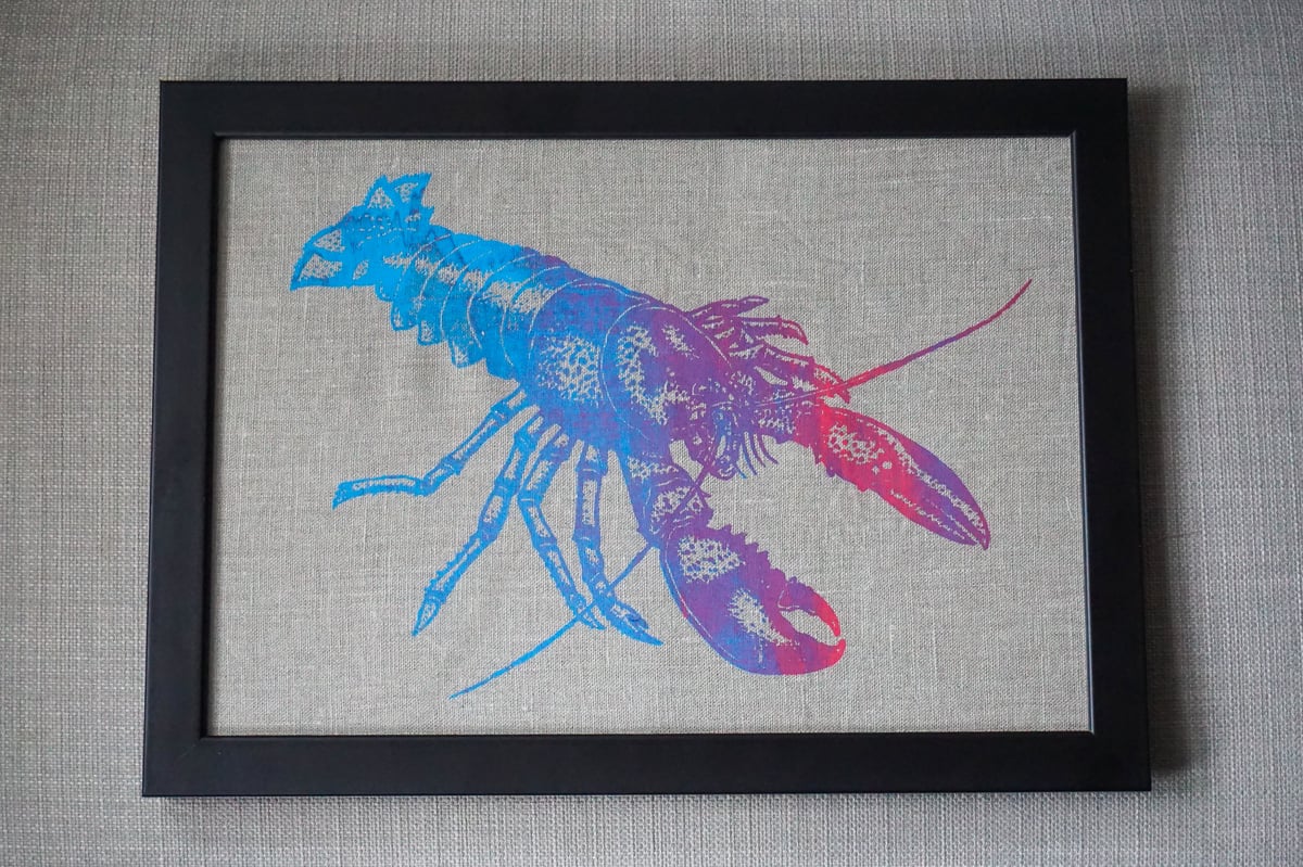 Image of Lobster (Blue & Pink)