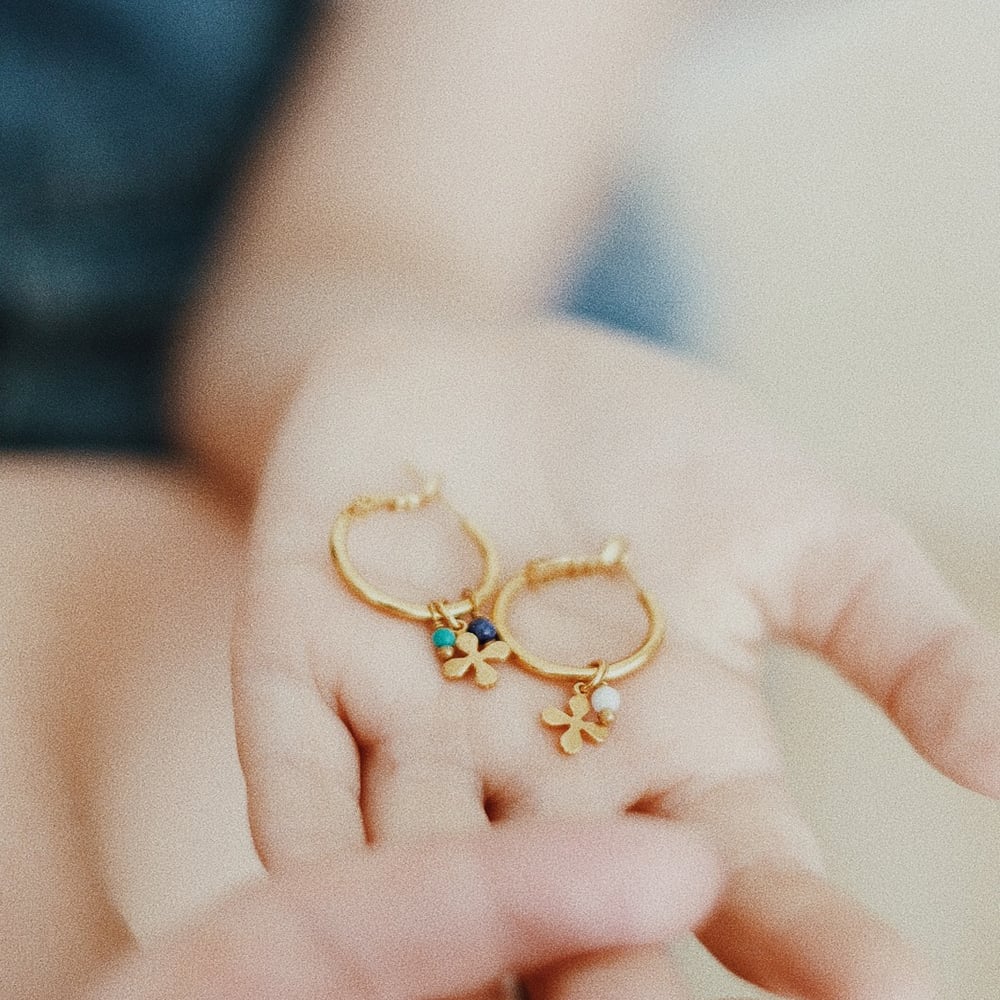 Image of Boucles d'oreilles JACQUELINE plaquées or