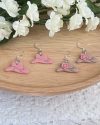 Image 3 of Cowgirl Hat Earrings