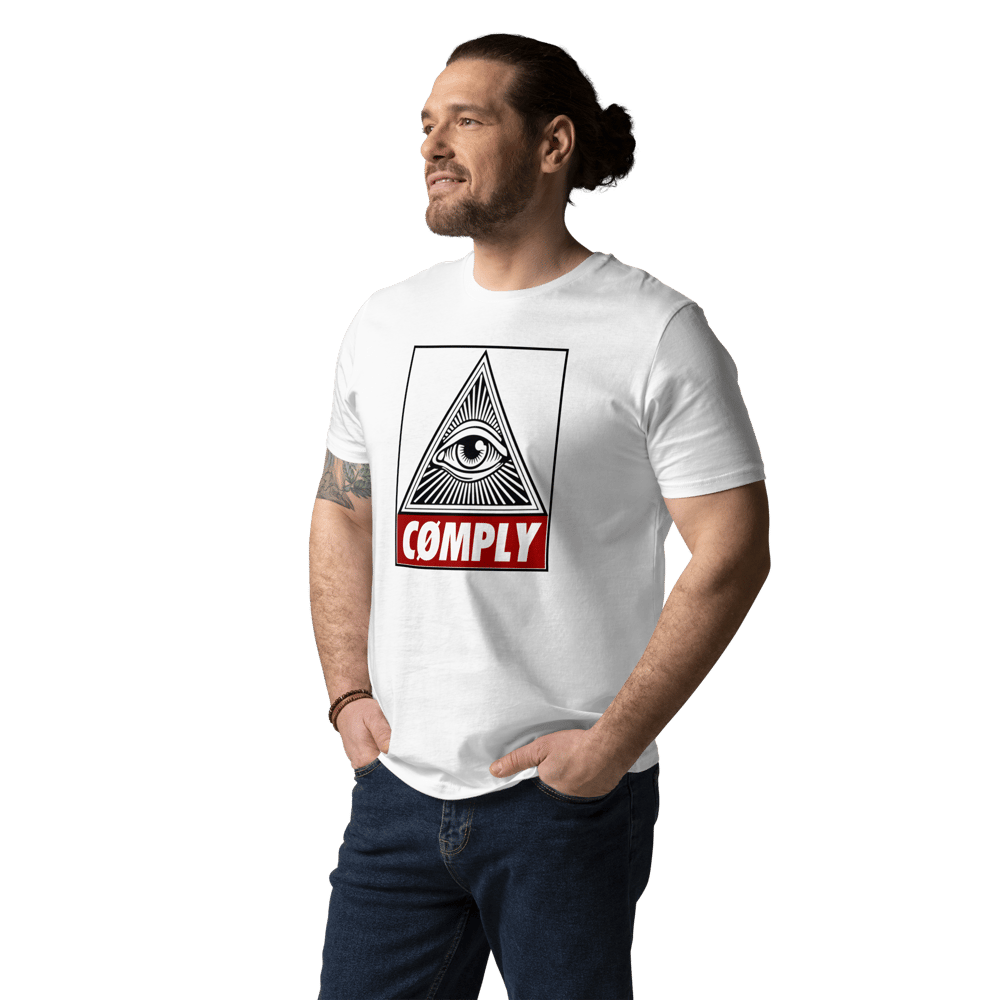 COMPLY Pyramid Eye organic cotton t-shirt