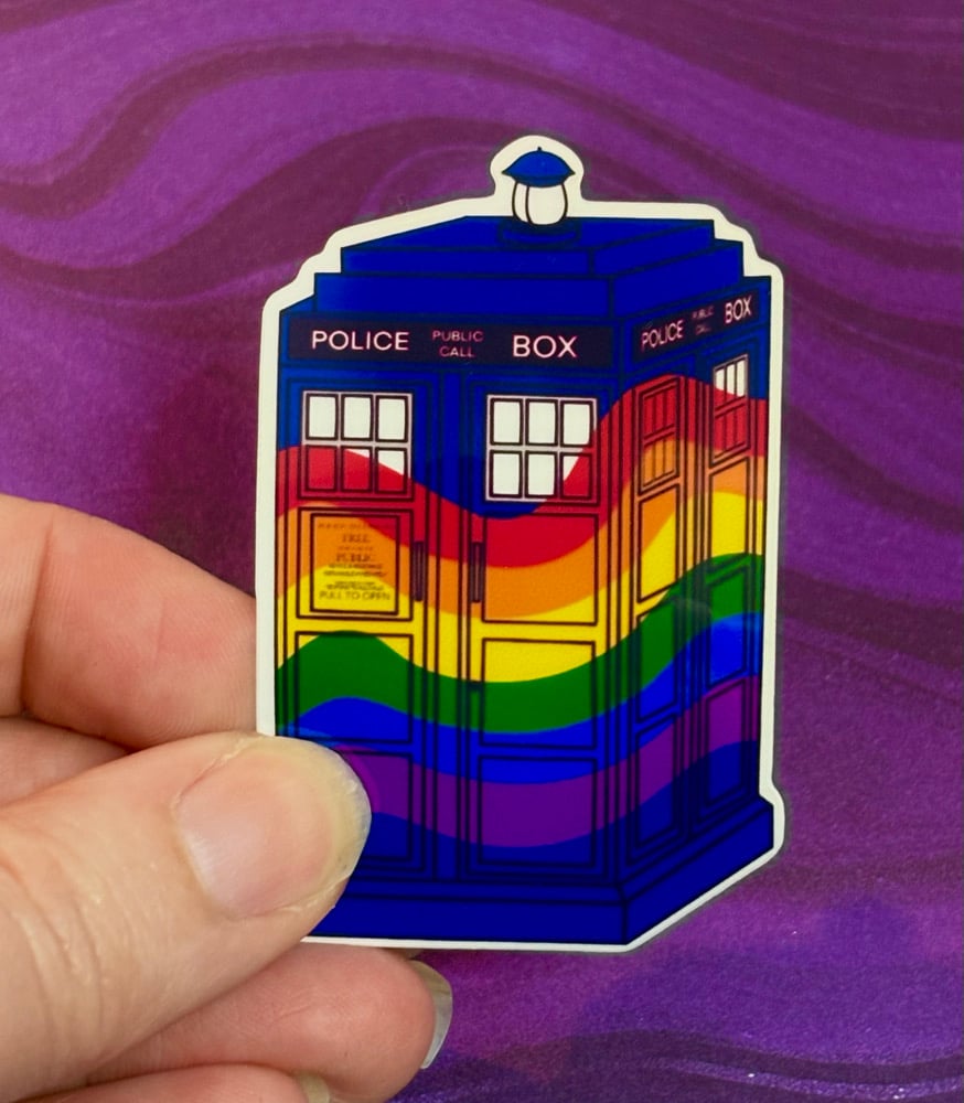 Image of 6 Color Pride Tardis
