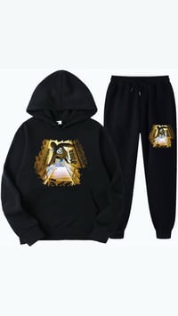 Gwap 22 Graffiti Marvel Blk Jogger Set