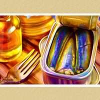 Image 1 of PRINT | Colourful Canned Fish
