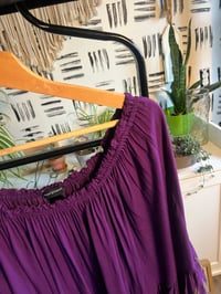 Image 2 of purple boho top