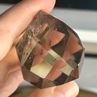 Image 4 of Smoky Quartz Faceted Flame (20B)
