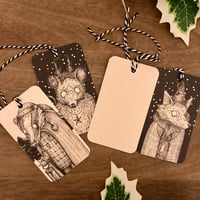 Image 3 of Christmas Folk Animals - Gift Tags