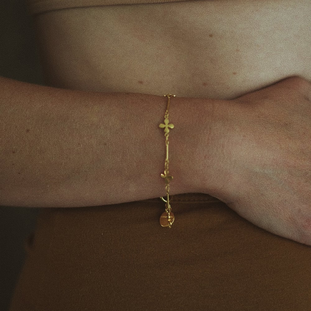 Image of Bracelet JACQUELINE plaqué or