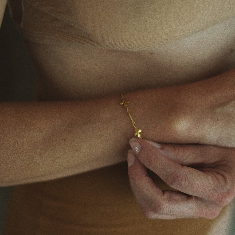 Image of Bracelet JACQUELINE plaqué or