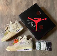 Image 2 of Jordan 4 Retro Off-White Sail (W)
