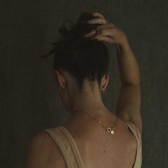 Image of Collier JACQUELINE plaqué or