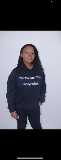 Just Another Day Begin Black Hoodie 