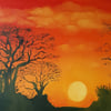 Africa Sunset. prints from £7.