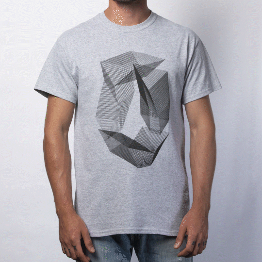 ABSTRACT / Screenprint t-shirt