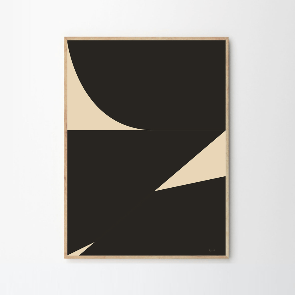 Image of BYC Design studio Mid 02 print, framed