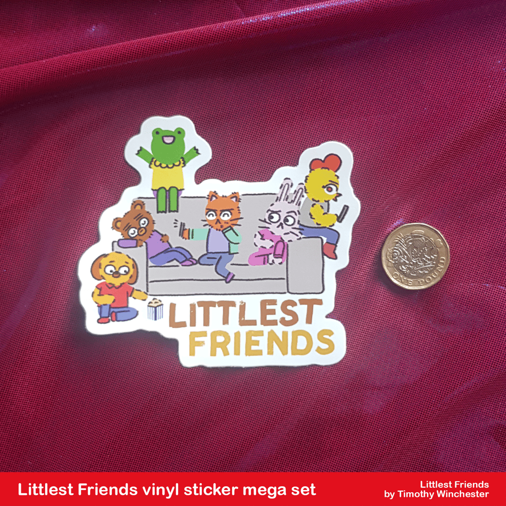 Littlest Friends - vinyl sticker mega set