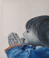 Praying Child. SOLD.  Prints from £7.