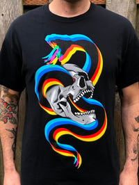 Image 1 of "Skull & Snake" T-Shirt