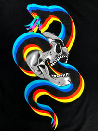 Image 2 of "Skull & Snake" T-Shirt