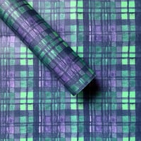 Image 1 of Green Tartan Wrapping Paper 