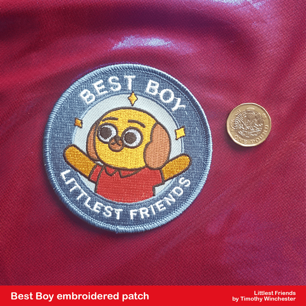 Best Boy - 3.5" embroidered patch