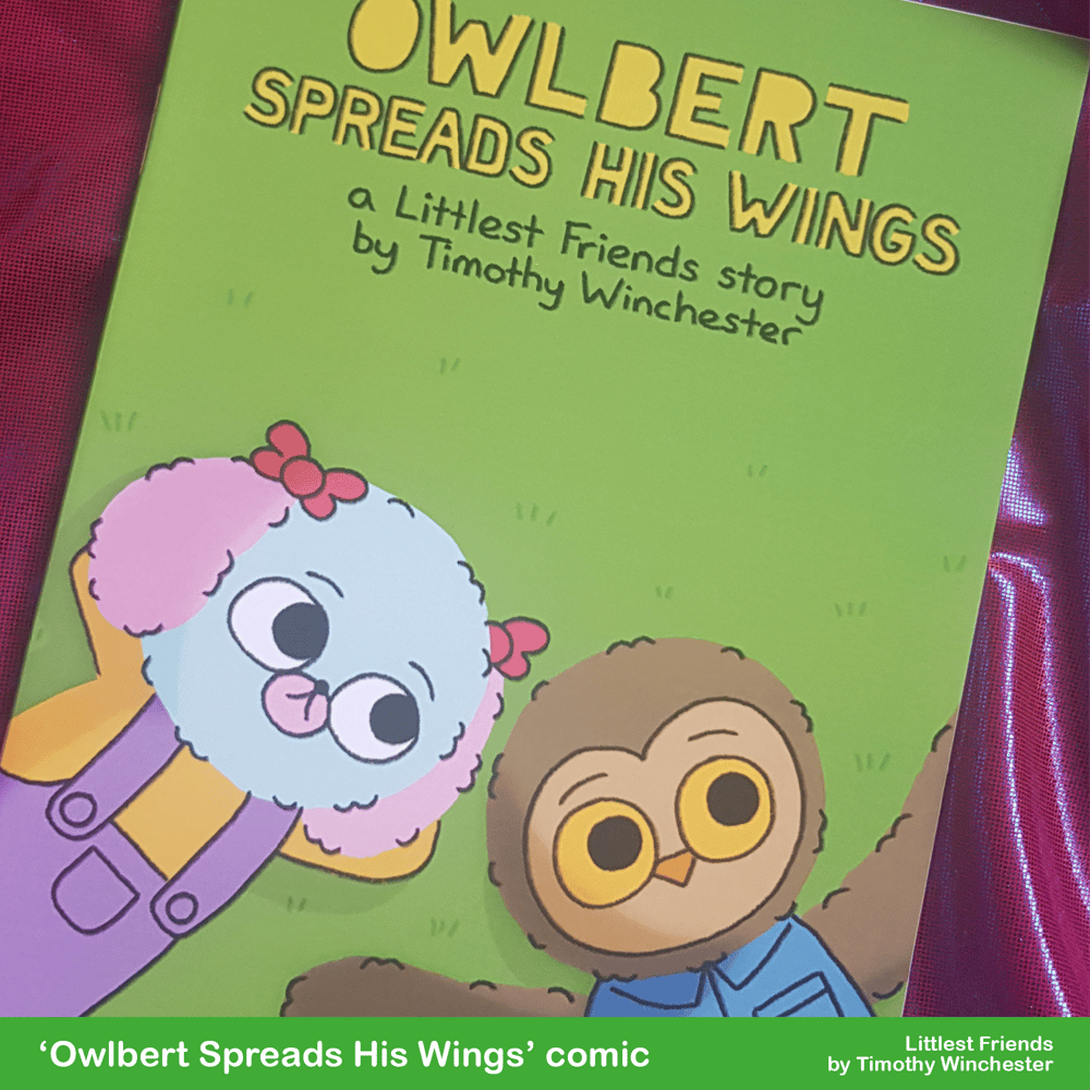 'Owlbert Spreads His Wings' - A5 comic