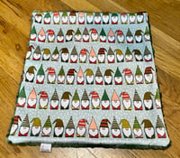 Image 5 of Snowy Gnome Minky Fabric Lovie-Large & Medium