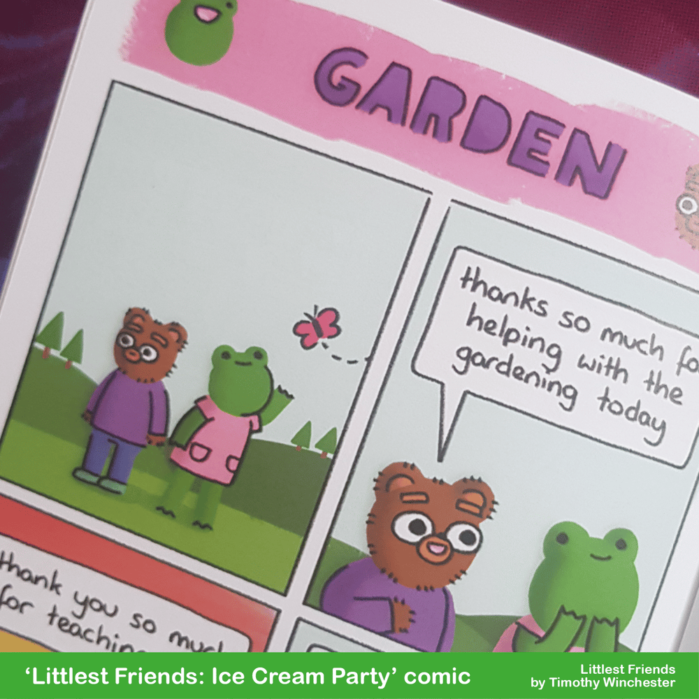 Littlest Friends: Ice Cream Party - A5 comic