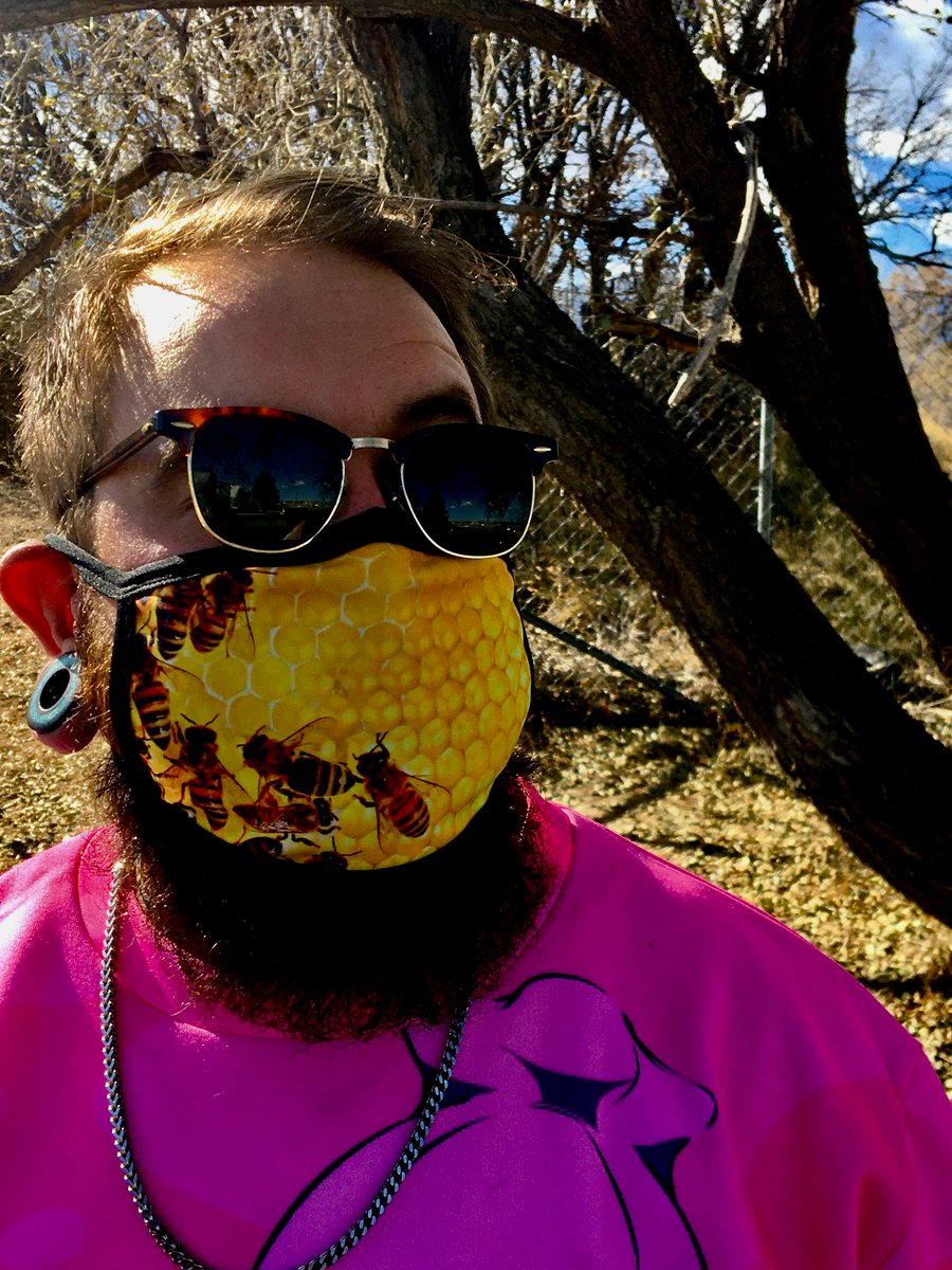 Image of Bees In The Trap Face Mask 