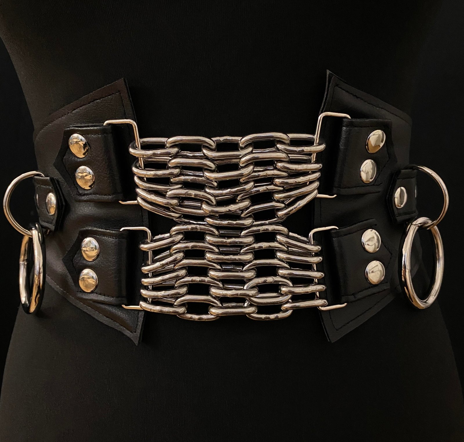 Leather waist cheap cincher belt