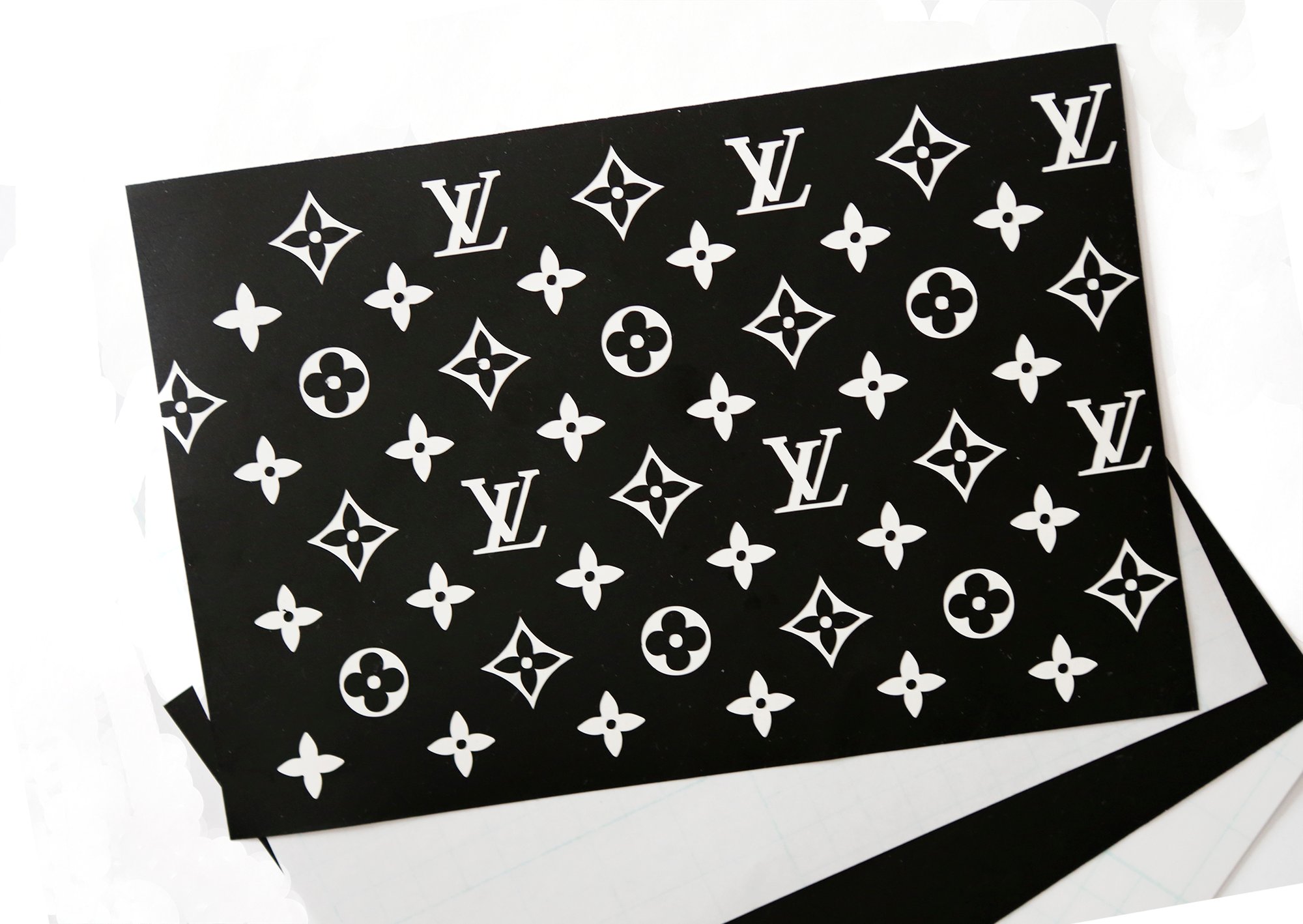 stencil louis vuitton decal