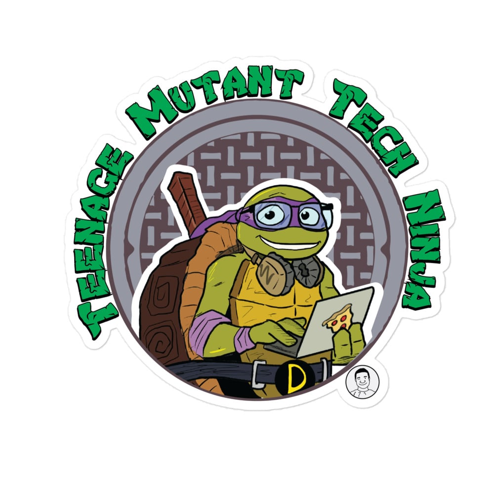 Image of Donatello Tech Ninja sticker