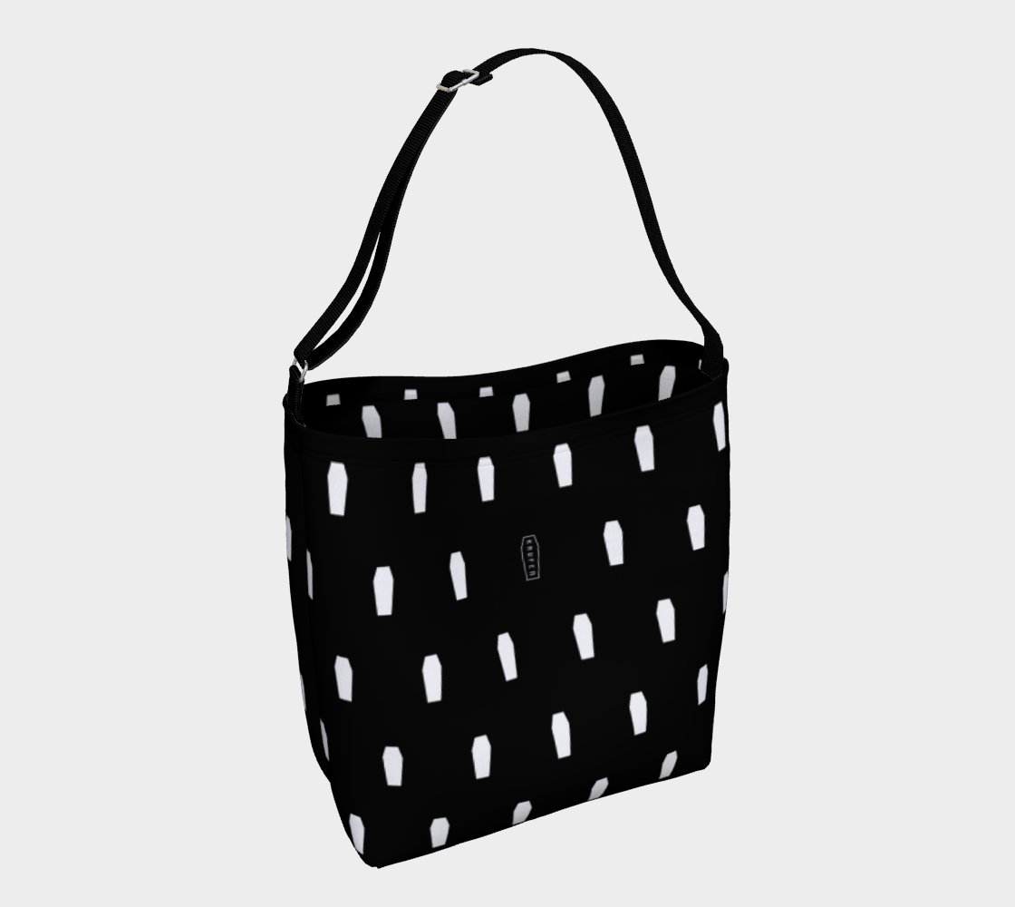 Image of Coffin Polka Dot Tote