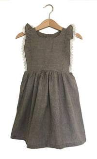 Ceenu Dress Charcoal & Lace