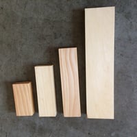 Image 3 of Extra big set of wood blocks / building blocks / 70 pieces / Waldorf / Montessori