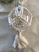Image of Macrame wrapped ornament