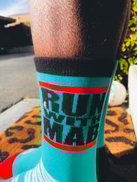 Image 1 of RUN WITH MAB Crew Socks