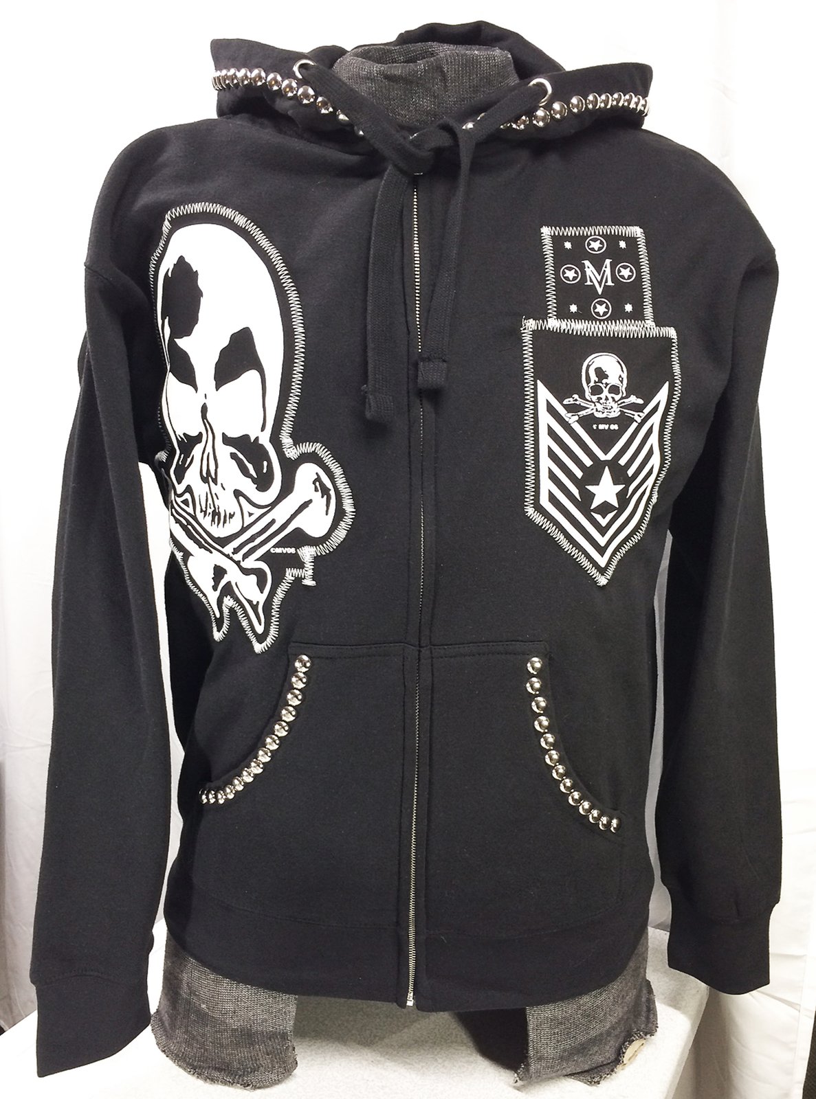 Marc Vachon Hollywood Skull Hoodie | Marc Vachon