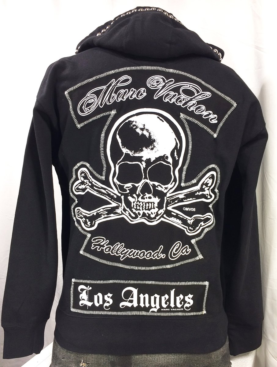 Marc Vachon Hollywood Skull Hoodie | Marc Vachon