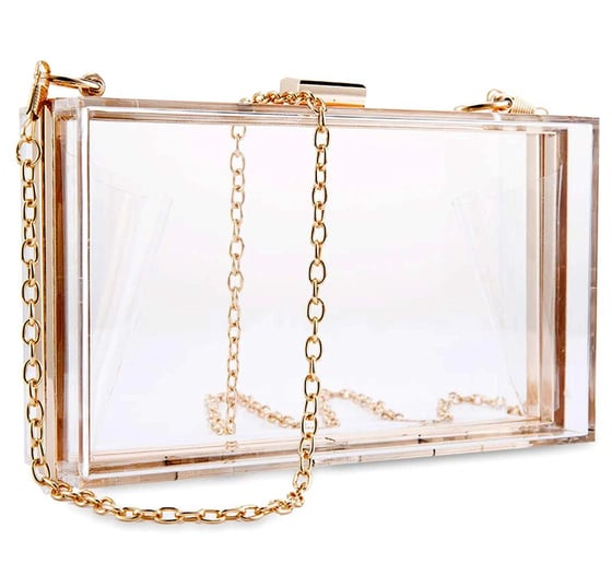 Image of Blocked clutch purse 