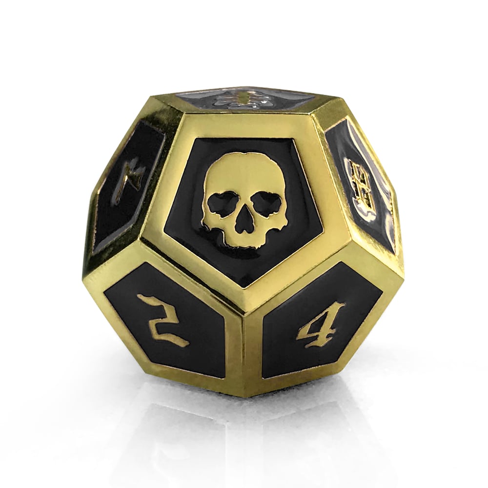 Image of Black & Gold Oracle Die