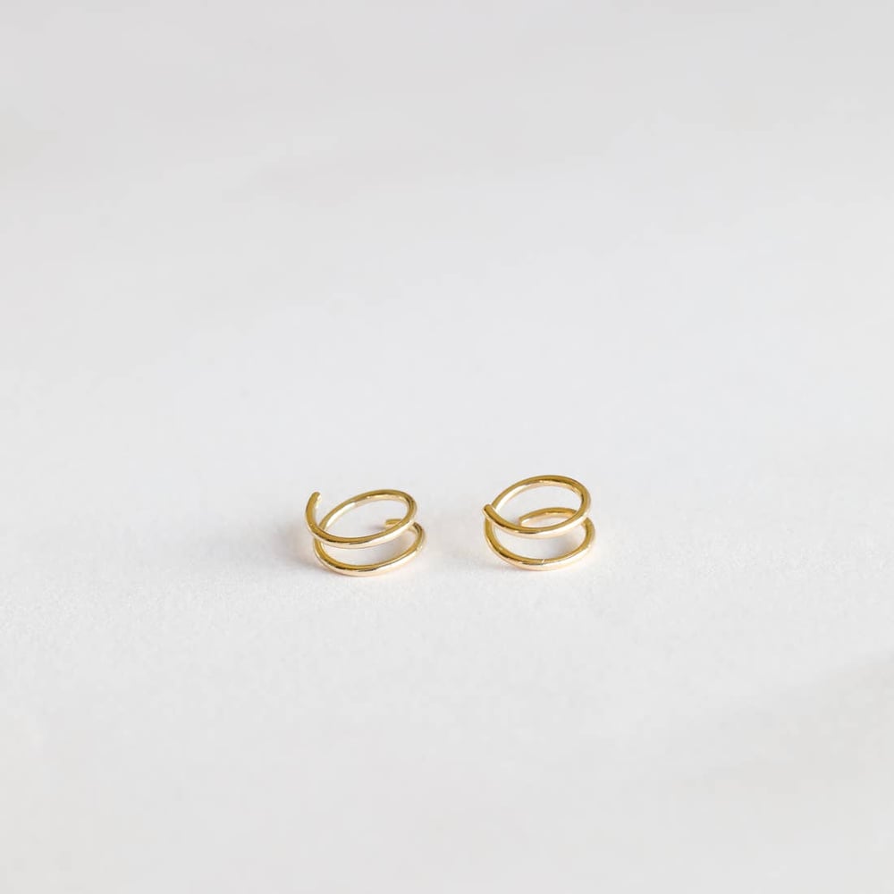 Image of Jax Kelly-Minimalist Spiral Earrings