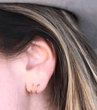 Image 3 of Jax Kelly-Minimalist Spiral Earrings