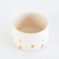 Image 2 of Golden star decorated teacup in white glaze 