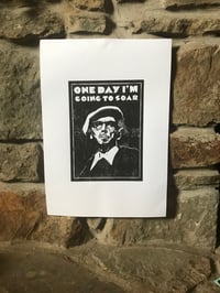 Image 1 of Kevin Rowland. Dexys. Hand Made. Original A3. Linocut print. Limited and Signed. Art.