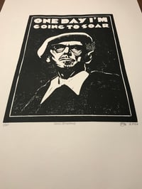 Image 4 of Kevin Rowland. Dexys. Hand Made. Original A3. Linocut print. Limited and Signed. Art.