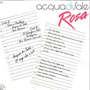 Rosa Acqua di Sale by Rosa  Mini LP 12” Vinyl