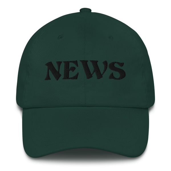 Image of Classic news hat - Forest green
