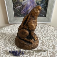 Image 2 of Golden Hare Statues, Bronze Goddess Statues & Hare Plaques