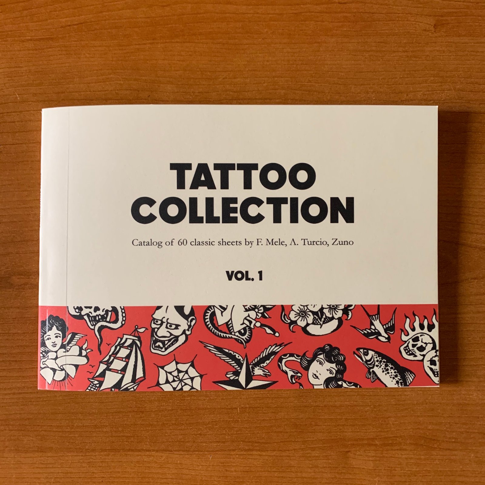 In a book, the tattoos of a tattooist in New York