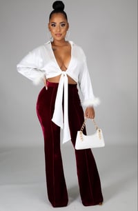 Tis the Season Velvet Pants